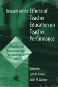 Research on the Effects of Teacher Education on Teacher Performance