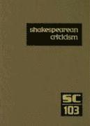 Michelle Lee - Shakespearean Criticism, Inbunden