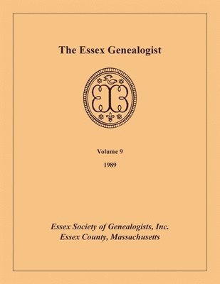 Essex Genealogist, Volume 9, 1989