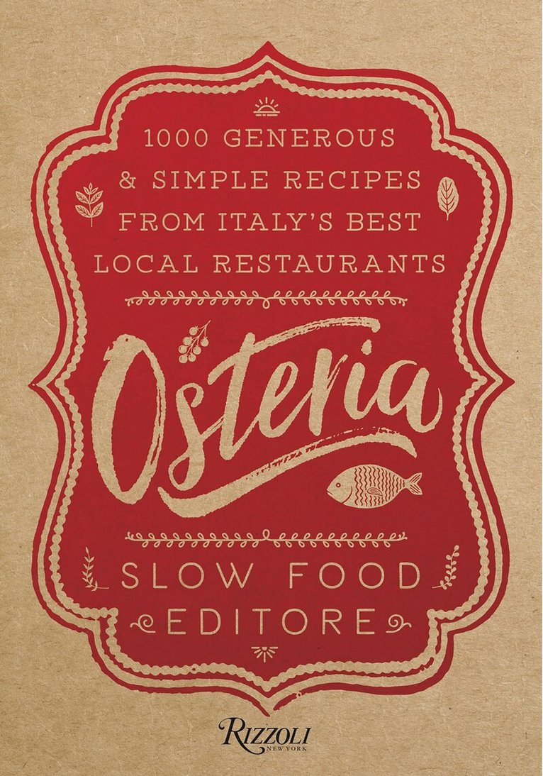 Slow Food Editore, Natalie Danford - Osteria, Inbunden