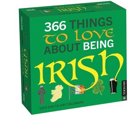 Rizzoli Universe - 366 Things to Love About Being Irish 2024 Day-to-Day Calendar. Tillgänglighet: Tillfälligt slut