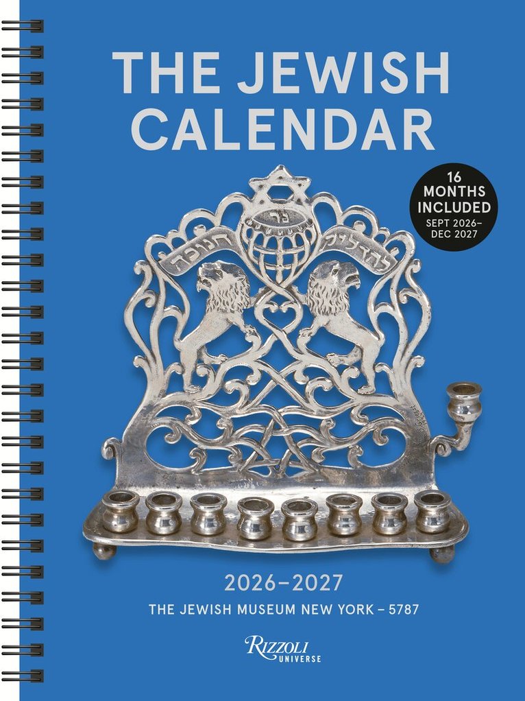 New York The Jewish Museum - Jewish Calendar 2026–2027 (5787) 16-Month Planner, Övrigt