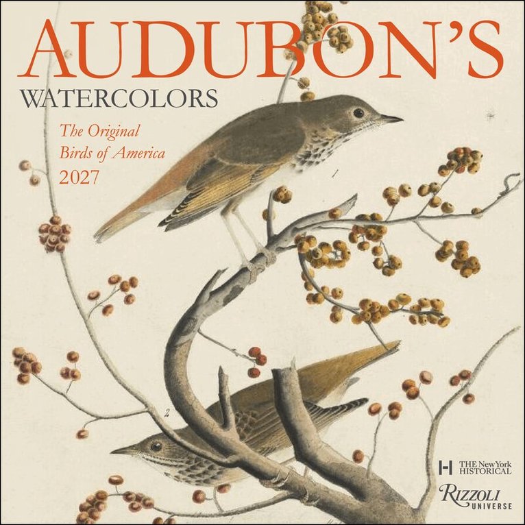 The New York Historical Society - Audubon's Watercolors 2027 Wall Calendar, Övrigt