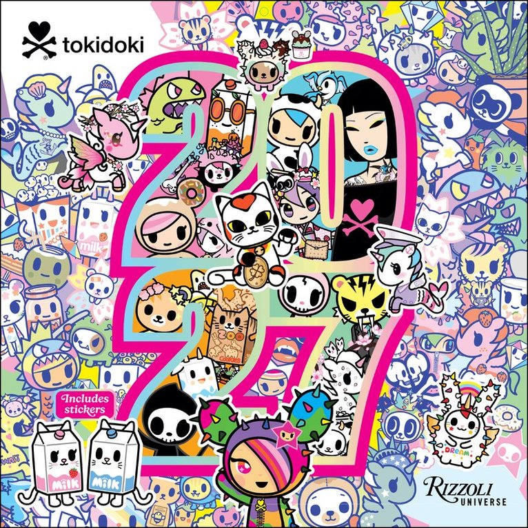 Simone Legno - tokidoki 2027 Wall Calendar (Includes Stickers), Övrigt