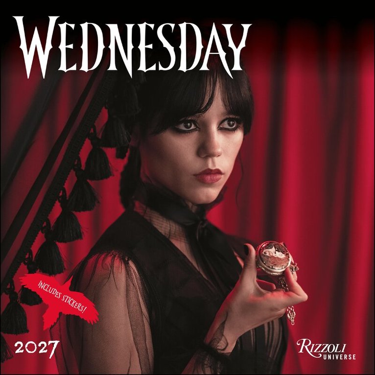 MGM - Wednesday 2027 Wall Calendar (Includes Stickers), Övrigt