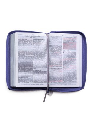 Editorial Unilit - Santa Biblia de Promesas Reina Valera 1960 / Tamaño Manual / Letra Grande / Piel Especial Con Cierre / Lavanda // Spanish Promise Bible Rvr60 / Handy Size / Large Print / Leathersoft / Lavander, Inbunden