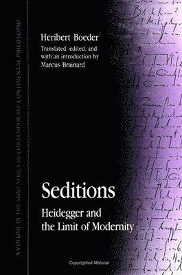 Heribert Boeder, Marcus Brainard - Seditions, Inbunden. Tillgänglighet: Tillfälligt slut