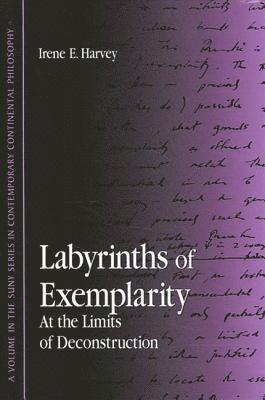 Irene E. Harvey - Labyrinths of Exemplarity, Inbunden