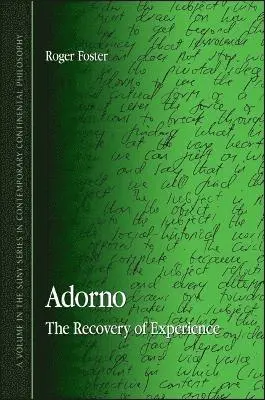 Roger Foster - Adorno, Inbunden. Tillgänglighet: Lägg i varukorg