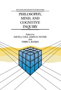 Philosophy, Mind, and Cognitive Inquiry