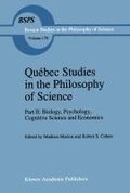 Quebec Studies in the Philosophy of Science