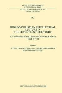 Judaeo-Christian Intellectual Culture in the Seventeenth Century