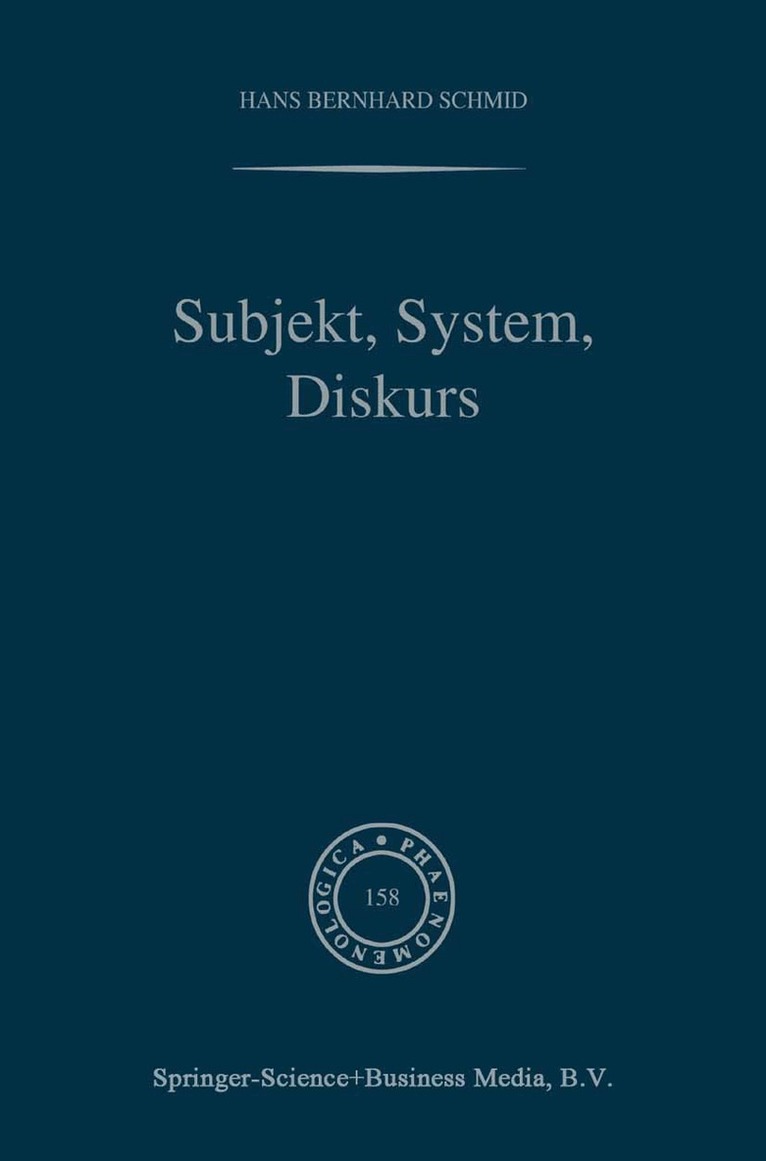 Subjekt, System, Diskurs
