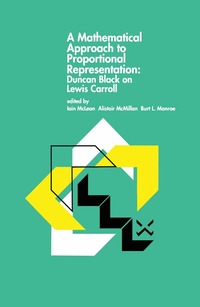 Mathematical Approach to Proportional Representation: Duncan Black on Lewis Carroll