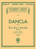 Louis Svecenski - 6 Airs Varies, Op. 89: Schirmer Library of Classics Volume 785 Violin and Piano, Häftad