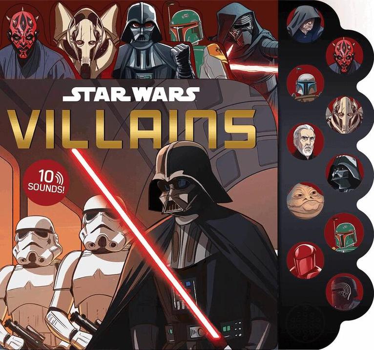 Star Wars Villians sound book, Kartonnage