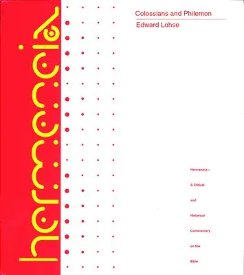 Robert J. Karris, Eduard Lohse, William R. Poehlmann, Helmut Koester - Colossians and Philemon, Inbunden. Tillgänglighet: Lägg i varukorg