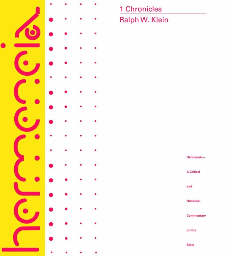 Ralph W. Klein - 1 Chronicles, Inbunden. Tillgänglighet: Lägg i varukorg