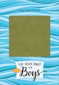 KJV Study Bible for Boys Olive/Brown LeatherTouch