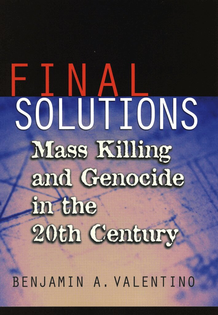 Benjamin A. Valentino - Final Solutions, Inbunden