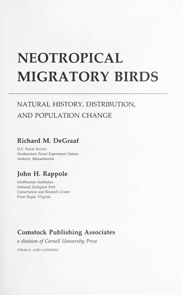 Neotropical Migratory Birds