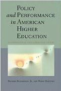 Richard Richardson Jr., Mario Martinez - Policy and Performance in American Higher Education, Inbunden. Tillgänglighet: Tillfälligt slut