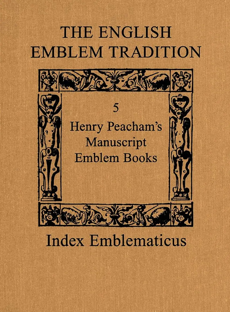 Alan R. Young - English Emblem Tradition, Inbunden. Tillgänglighet: Tillfälligt slut