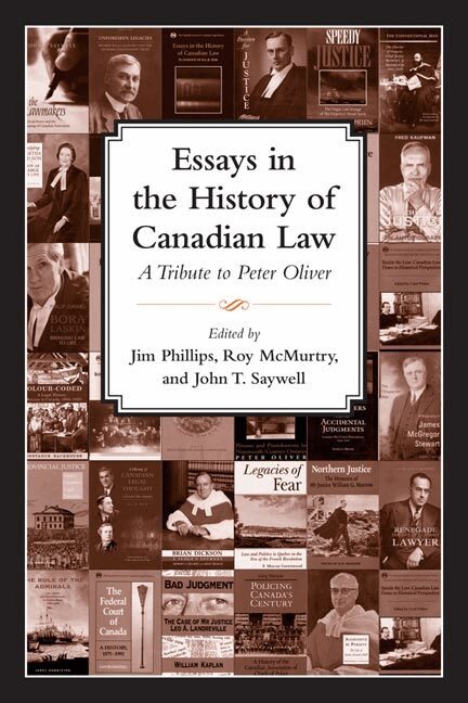 Jim Phillips, Roy McMurtry, John T. Saywell - XEssays in the History of Canadian Law, Volume X, Inbunden. Tillgänglighet: Tillfälligt slut