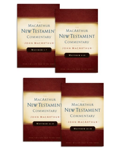 John MacArthur - Matthew 1-28 MacArthur New Testament Commentary Four Volume Set, E-bok