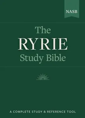 NASB Ryrie Study Bible, Burgundy Genuine Leather, Red Letter