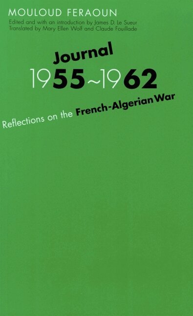 Mouloud Feraoun, James D. Le Sueur - Journal, 1955-1962, Inbunden. Tillgänglighet: Tillfälligt slut