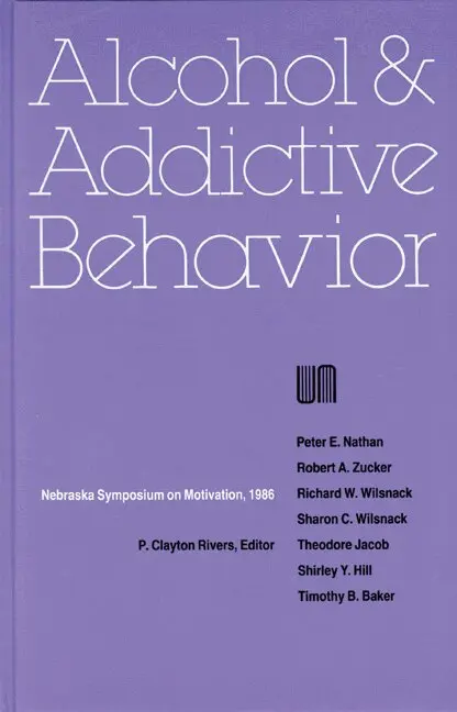 Nebraska Symposium, P. Clayton Rivers - Nebraska Symposium on Motivation, 1986, Volume 34, Inbunden. Tillgänglighet: Tillfälligt slut