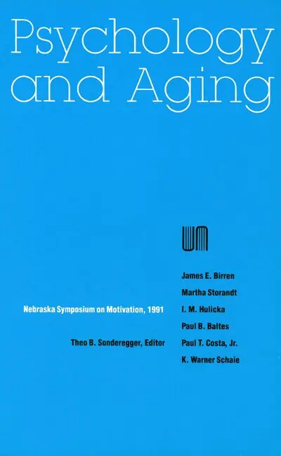 Nebraska Symposium, Theo B. Sonderegger - Nebraska Symposium on Motivation, 1991, Volume 39, Inbunden. Tillgänglighet: Tillfälligt slut