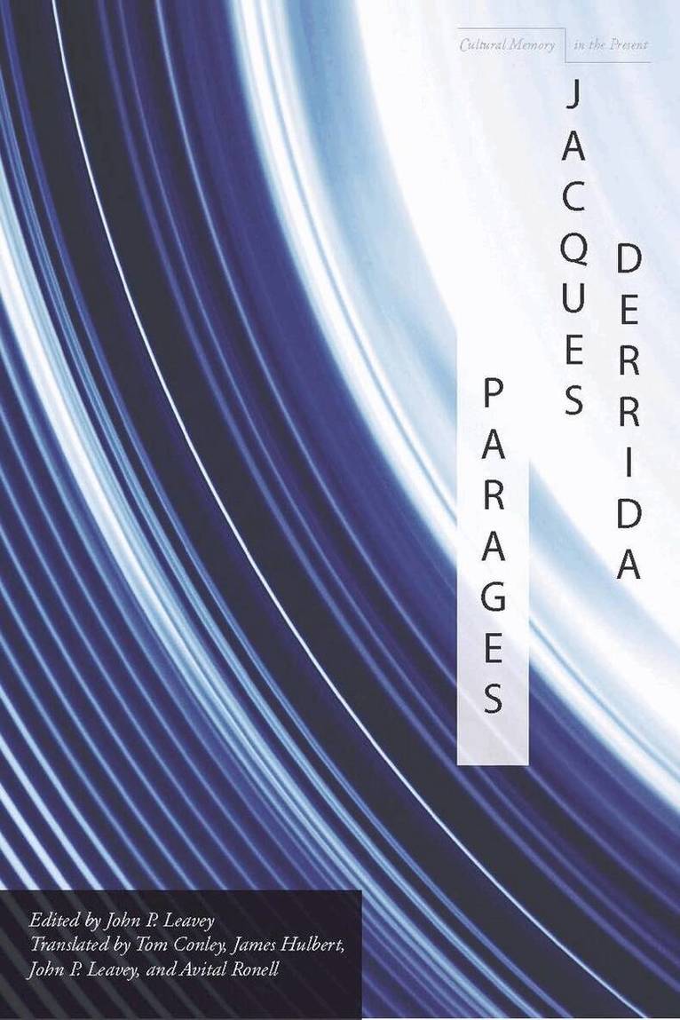 Jacques Derrida, John P. Leavey - Parages, Häftad