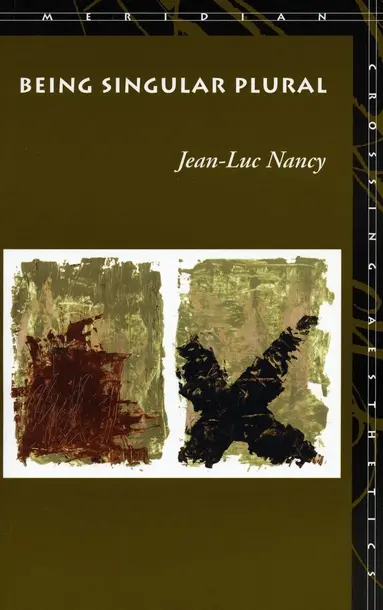 Jean-Luc Nancy - Being Singular Plural, Häftad