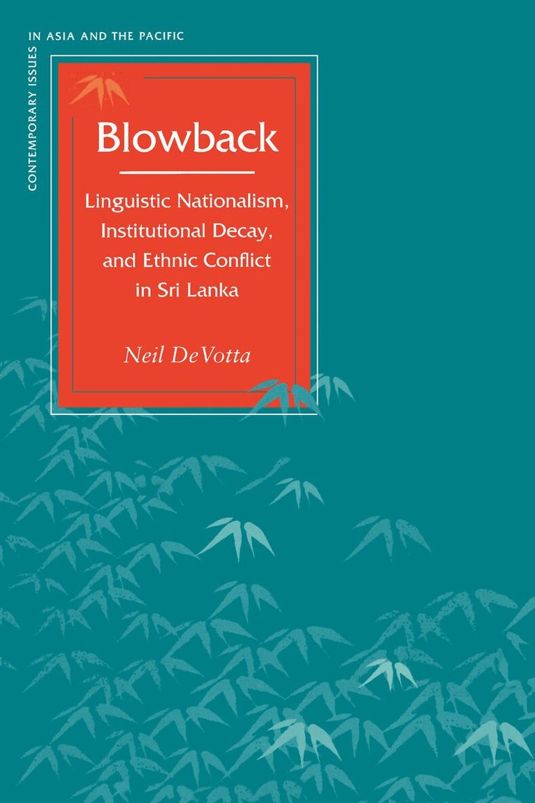 Neil DeVotta - Blowback, Inbunden