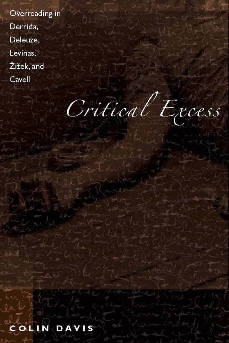 Colin Davis - Critical Excess, E-bok