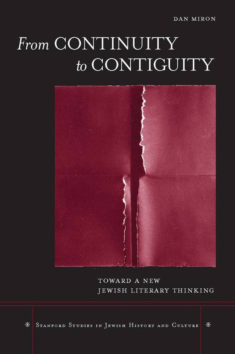 Dan Miron - From Continuity to Contiguity, E-bok