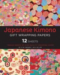 Japanese Kimono Gift Wrapping Papers - 12 Sheets