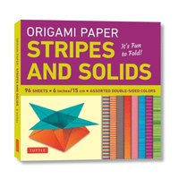 Origami Paper Stripes and Solids