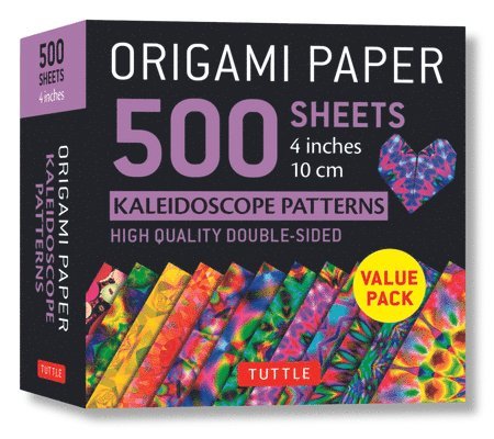 Tuttle Studio - Origami Paper 500 sheets Kaleidoscope Patterns 4" (10 cm), Häftad