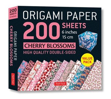 Origami Paper 200 sheets Cherry Blossoms 6 inch (15 cm) by Tuttle Publishing