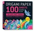 Origami Paper 100 sheets Tie-Dye Patterns 6 inch (15 cm)