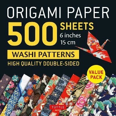 . Tuttle Studio - Origami Paper 500 sheets Japanese Washi Patterns 6" (15 cm), Häftad. Tillgänglighet: Lägg i varukorg