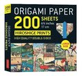 Origami Paper 200 sheets Japanese Hiroshige Prints 6.75 inch