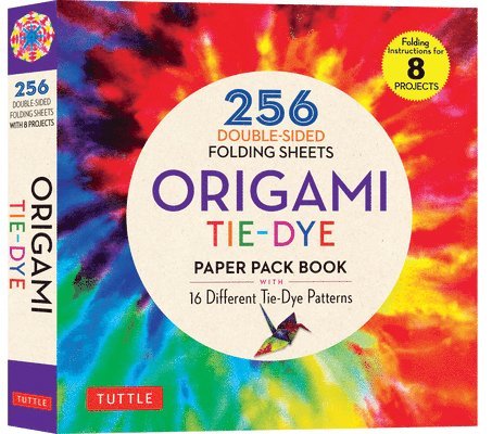 . Tuttle Studio - Origami Tie-Dye Patterns Paper Pack Book, Häftad