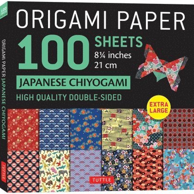Origami Paper 100 sheets Japanese Chiyogami 8 1/4" (21 cm)