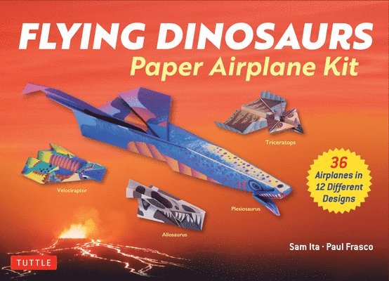 Sam Ita, Paul Frasco - Flying Dinosaurs Paper Airplane Kit. Tillgänglighet: Lägg i varukorg