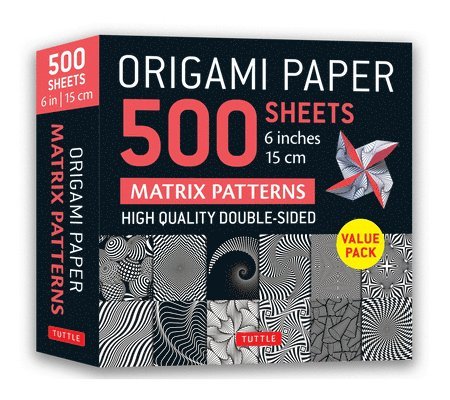 Origami Paper 500 sheets Matrix Patterns 6" (15 cm)
