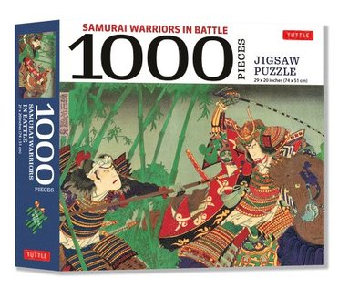 Samurai Warriors in Battle- 1000 Piece Jigsaw Puzzle av Tuttle Studio
